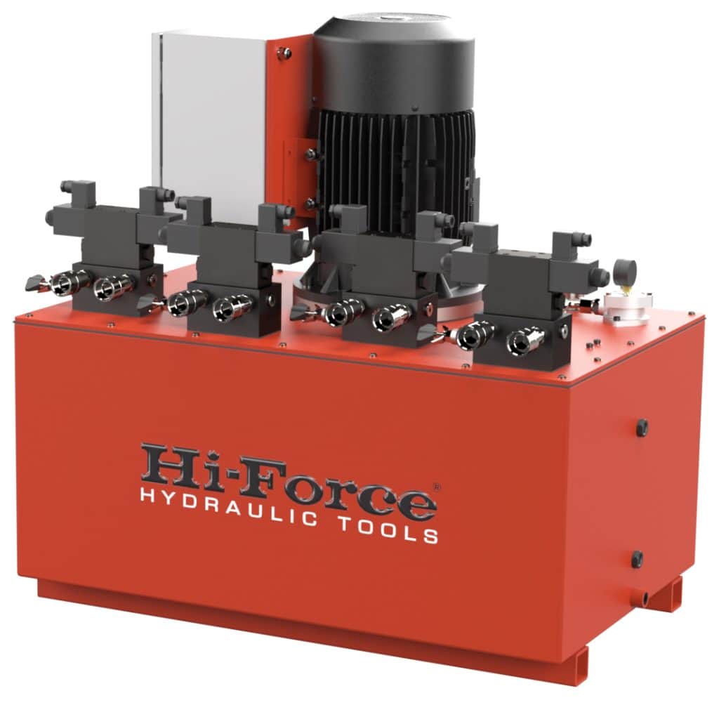 Hi-Force HSP | Electric Driven Split Flow Multi-Outlet Pump for sale and rental in Canada by KASI Technologies