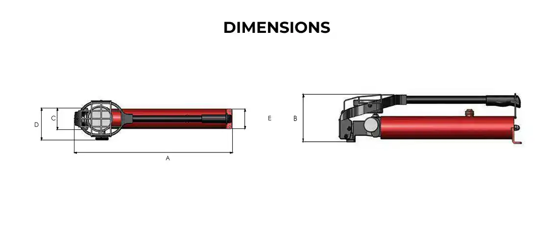 High-Pressure-Hand-Pumps-sizes-visual High Pressure Hand Pumps dimensions