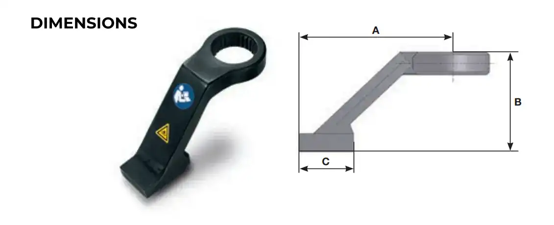 Pneumatic Nutrunners Arms by Plarad dimensions